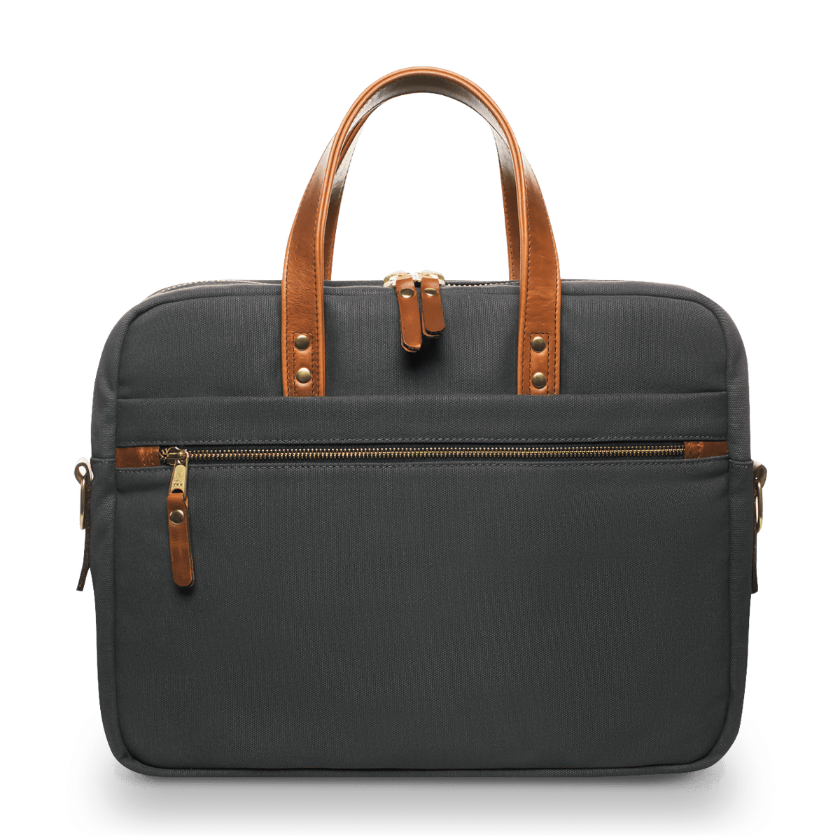 Briefcaselaptopin Jaquard and Genuine Leather With External 