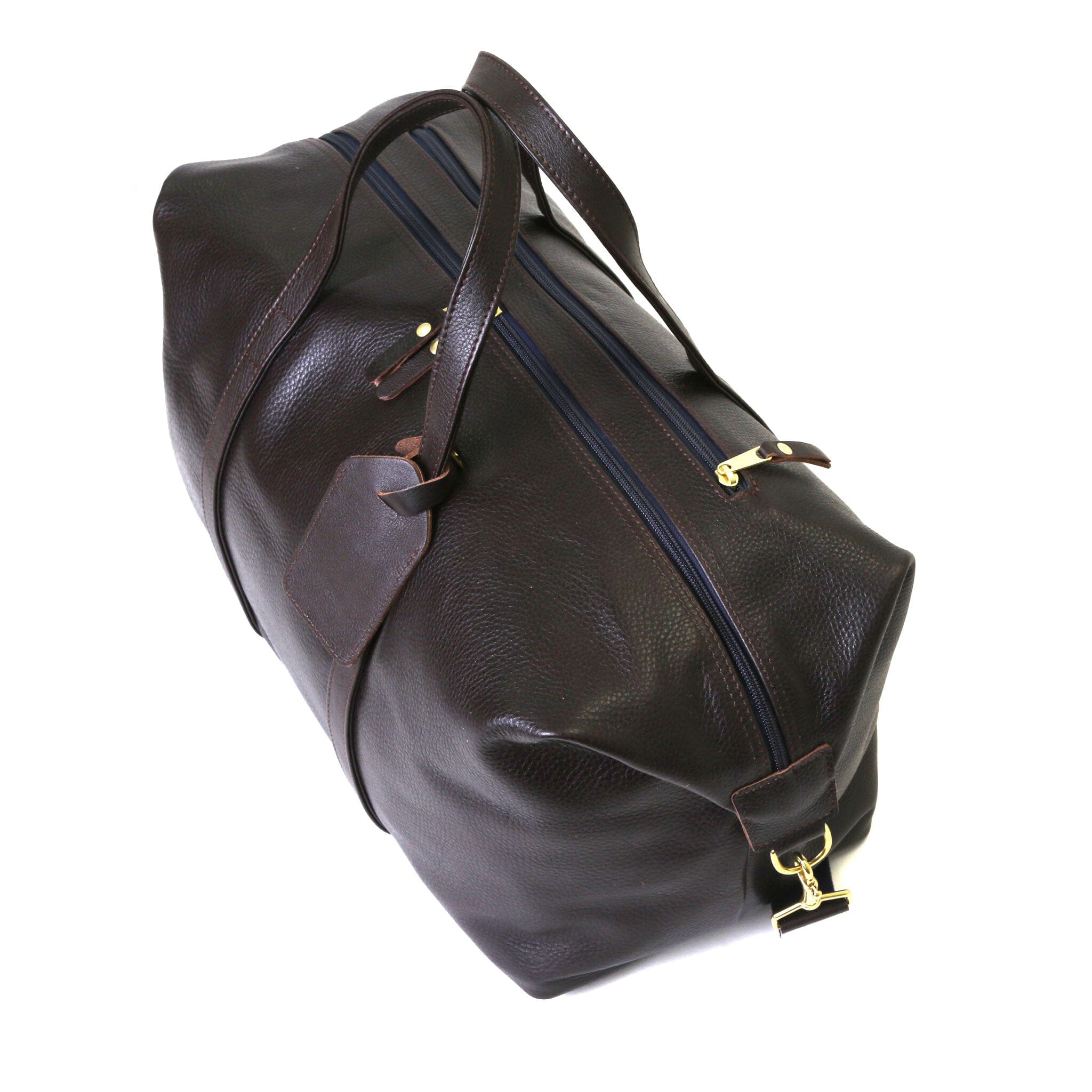 Heritage Leather Weekender Duffel Bag - Chestnut | Hudson Sutler