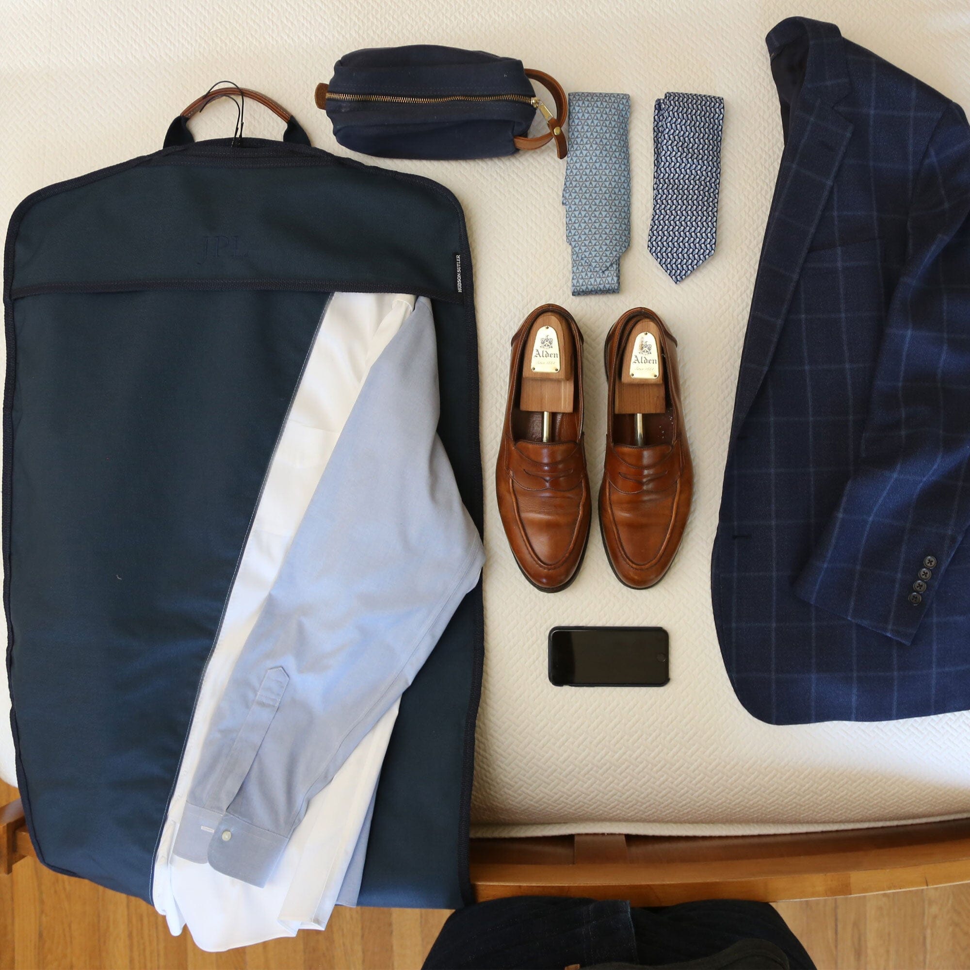 Hudson Sutler Navy Charleston Garment Bag Navy / Os