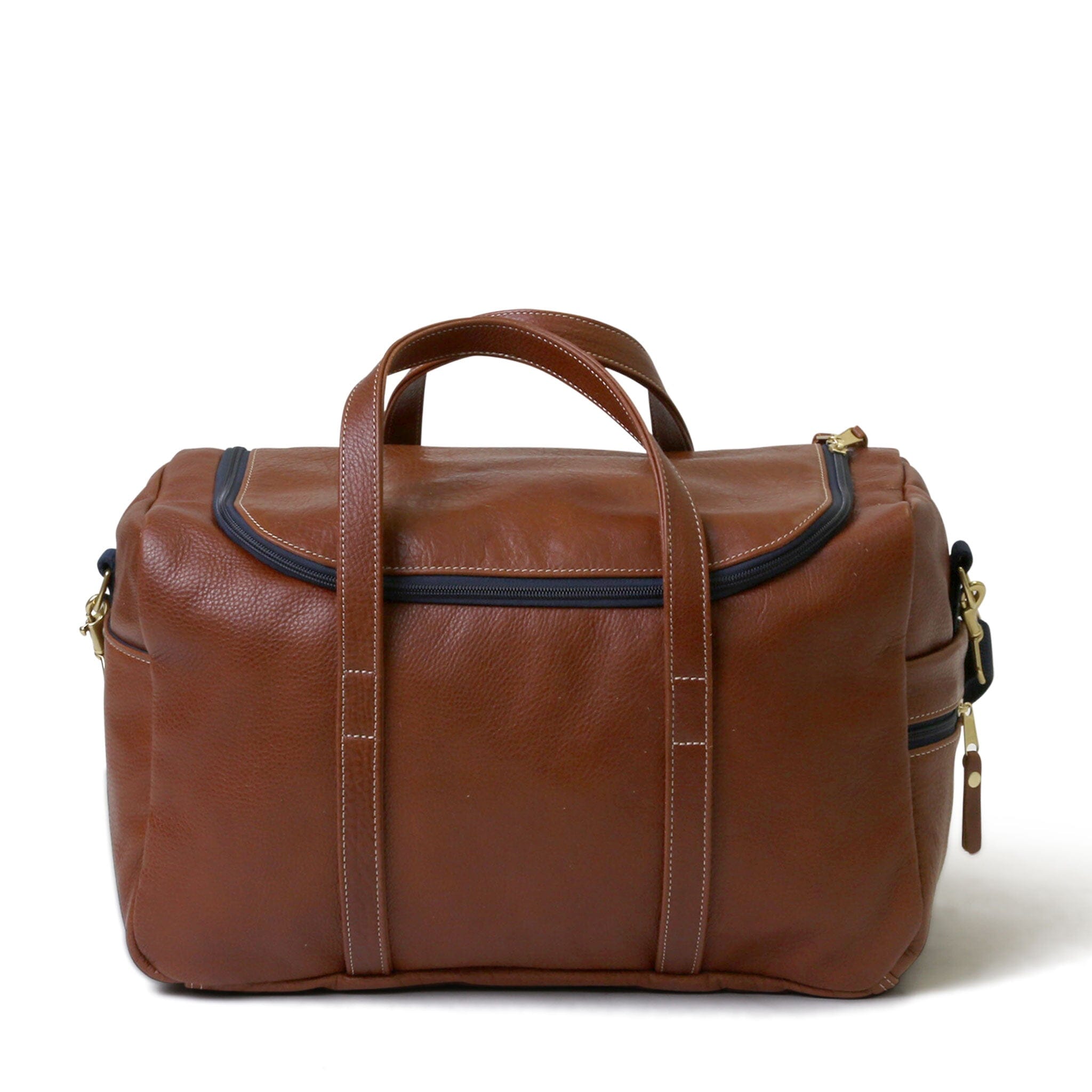 Leather Commuter Bag - Chestnut | Medium Size Travel Bag – Hudson