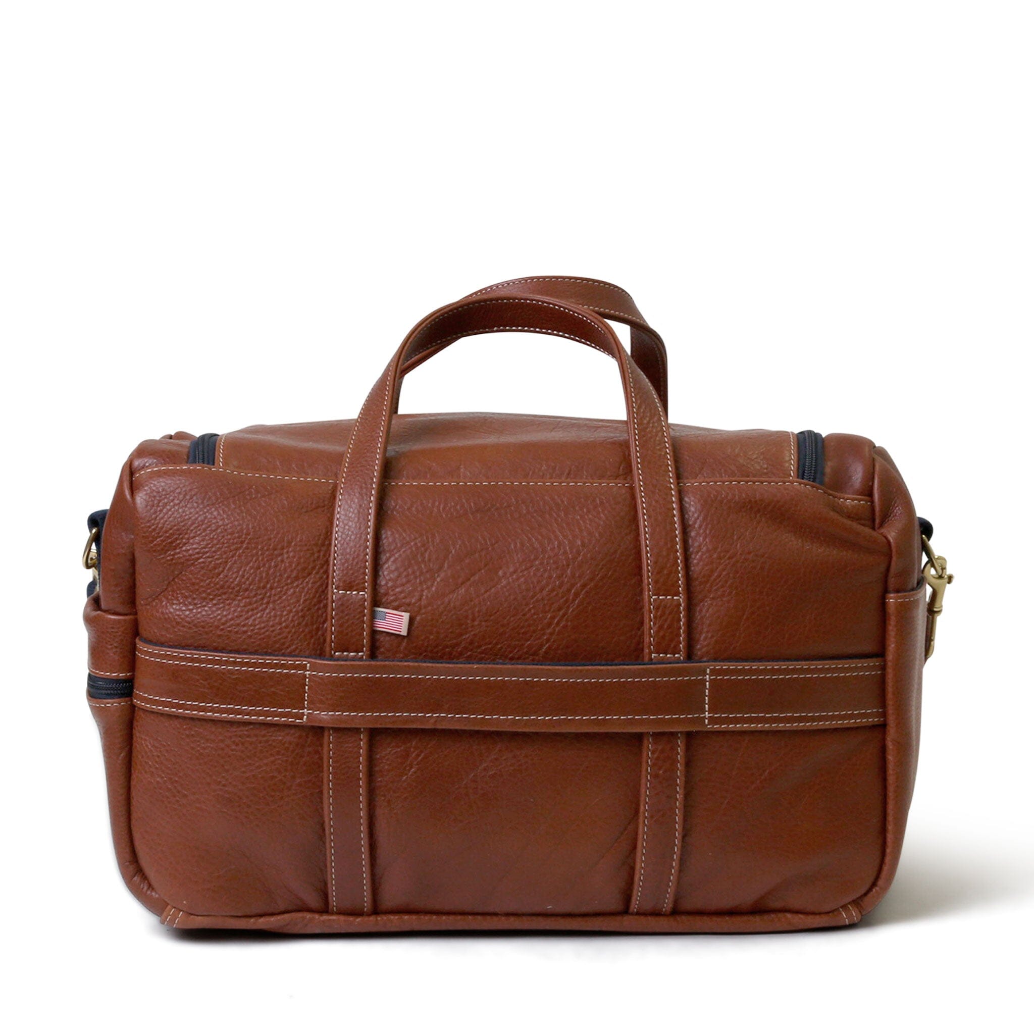 Leather Commuter Bag - Chestnut | Medium Size Travel Bag – Hudson