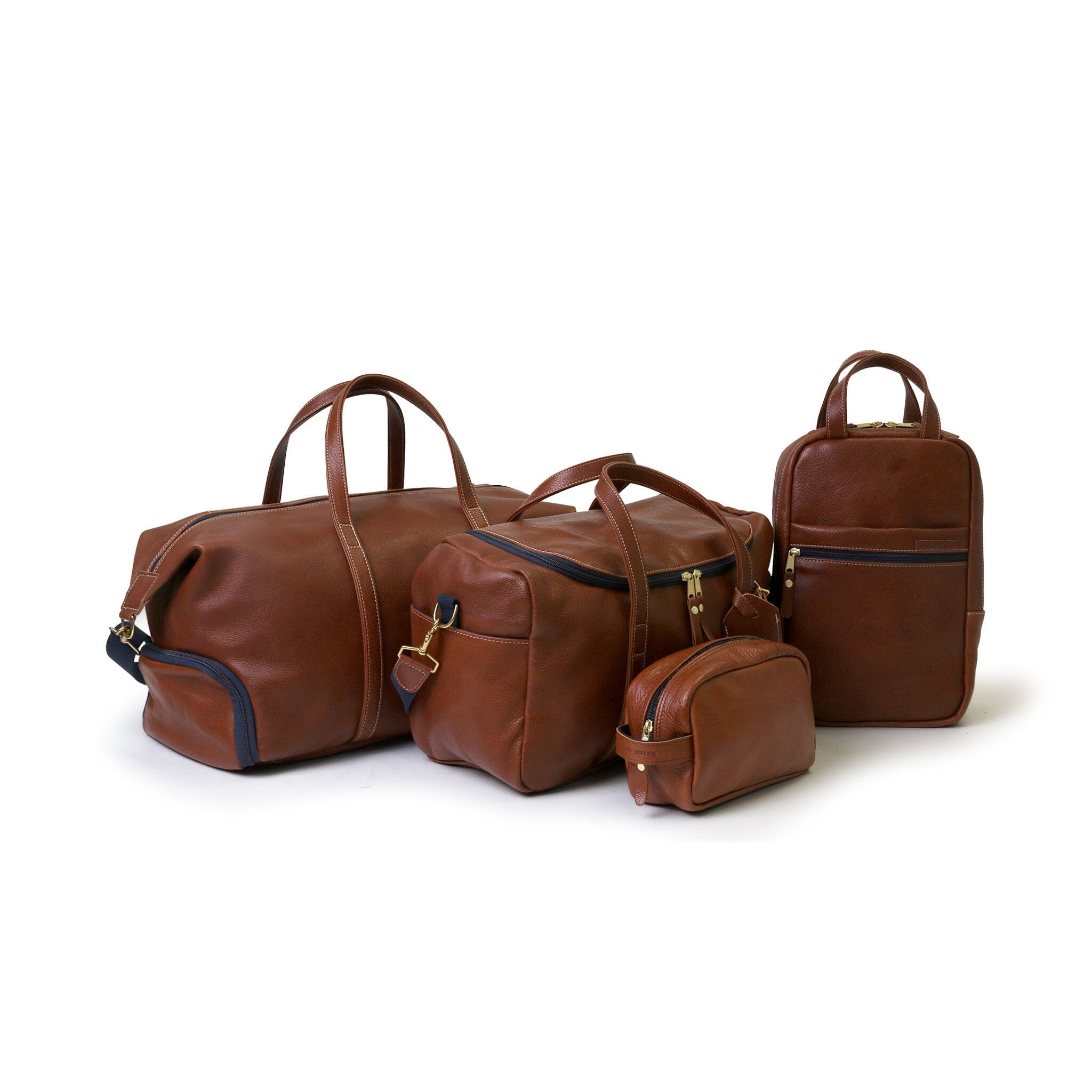Heritage Leather Weekender Duffel Bag - Chestnut | Hudson Sutler