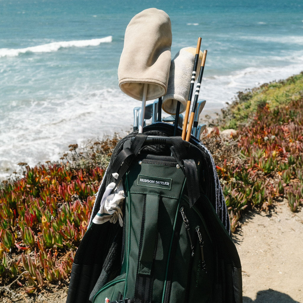 Hudson Sutler Looper Golf Bag green with grab handle 