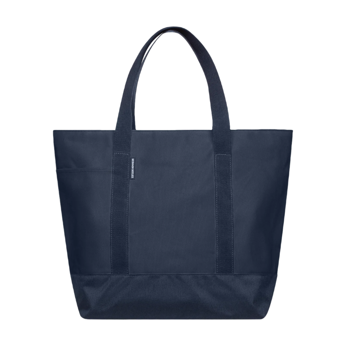 Navy blue online canvas tote bag