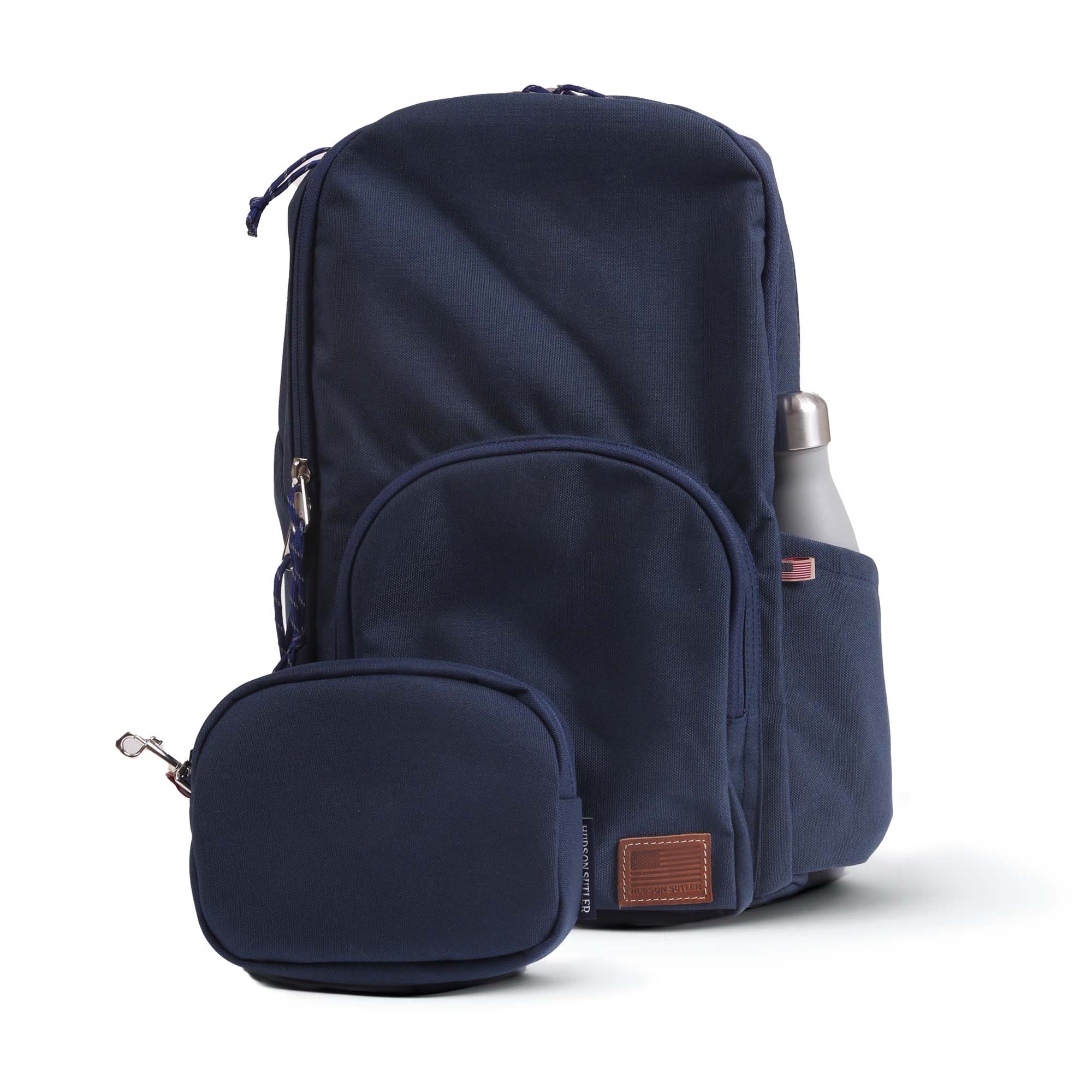 Navy Monogram Canvas Discovery Backpack