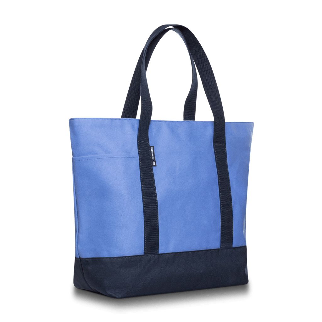 Large Blue Weekend Tote Bag - Sky/Navy | Hudson Sutler